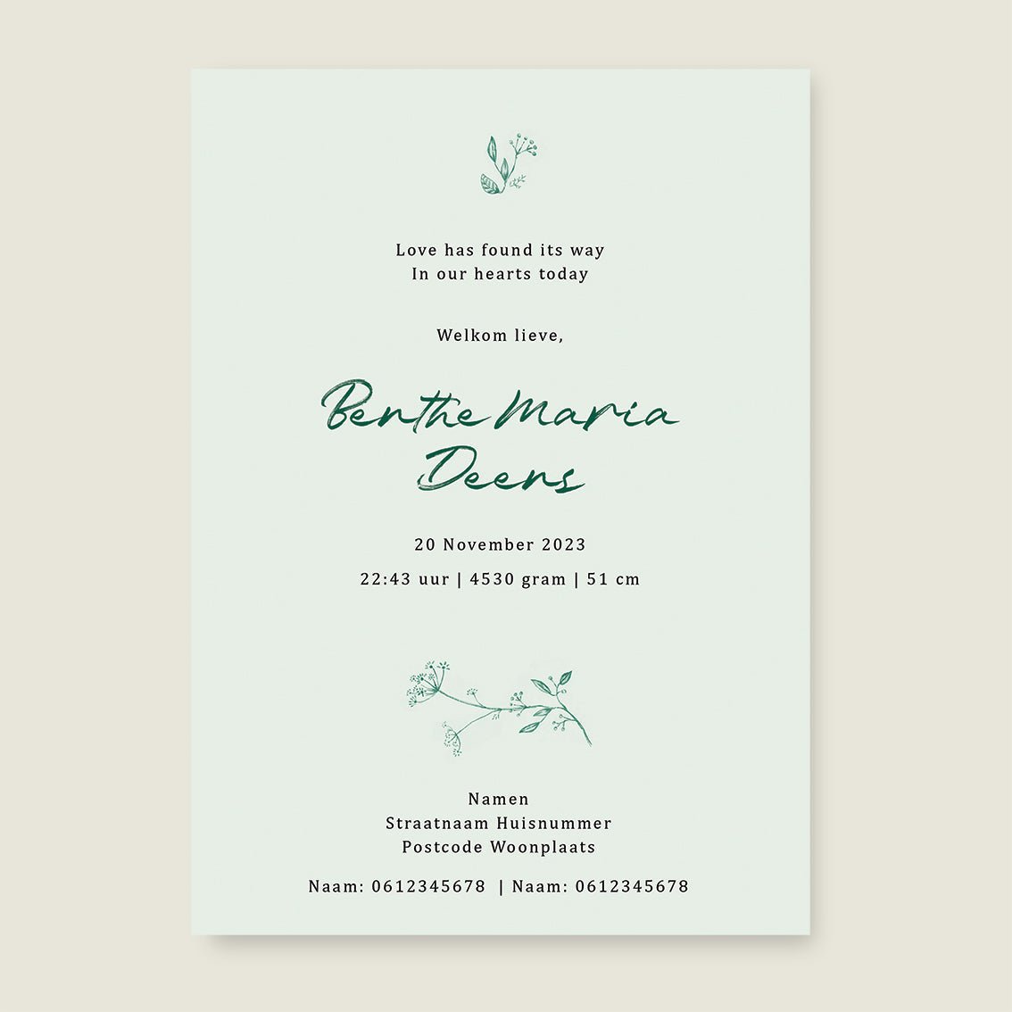 Sample Little Elf Green - Story of July