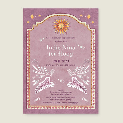 Sample Love Dove Lila - Story of July