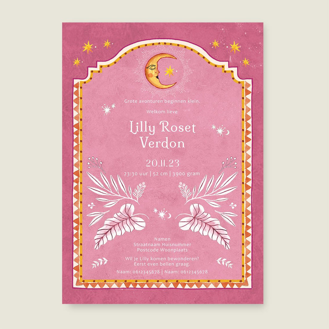 Sample Moonchild Pink - Story of July