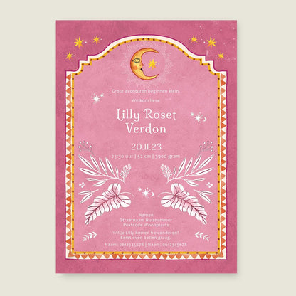 Sample Moonchild Pink - Story of July