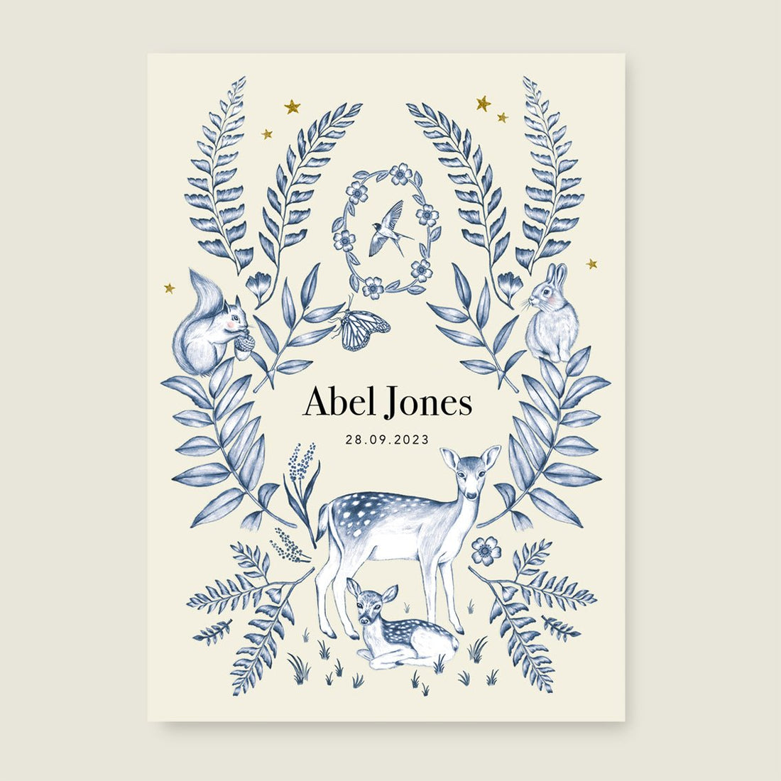 Sample Oh Deer Blue - Story of July