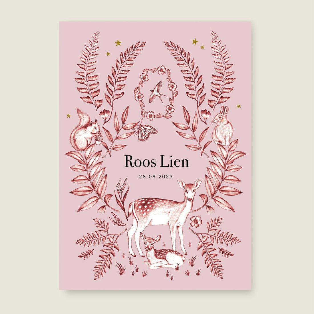 Sample Oh Deer Pink - Story of July