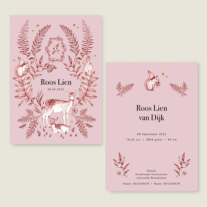 Sample Oh Deer Pink - Story of July