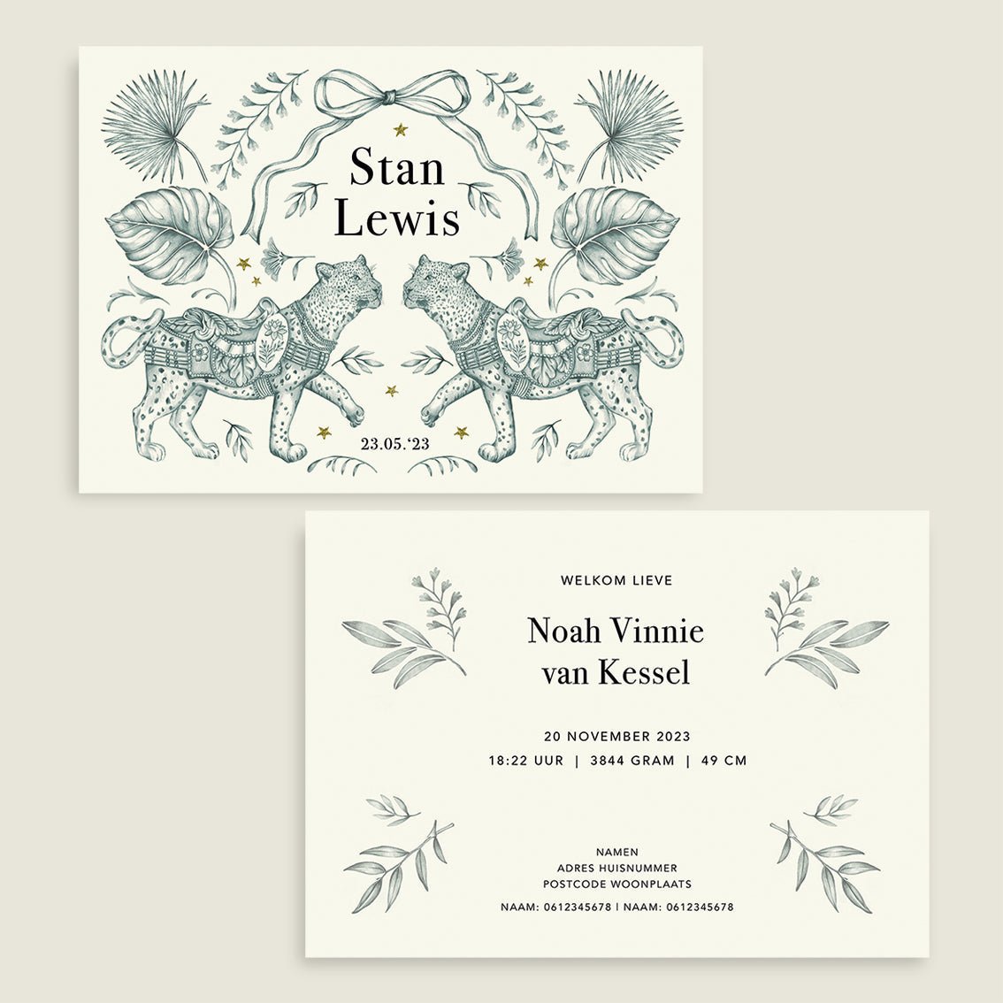 Sample Panter Leaves - Story of July