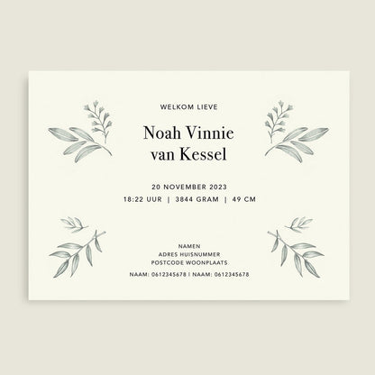 Sample Panter Leaves - Story of July