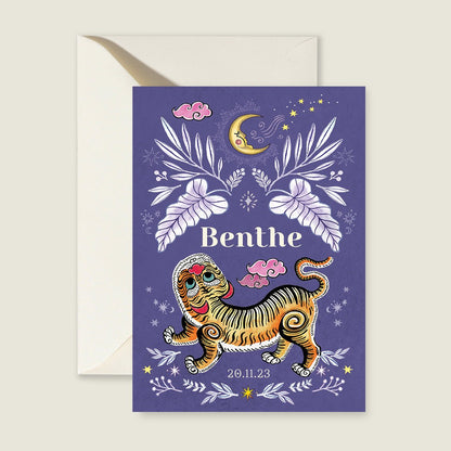 Sample Pretty Tiger Paars - Story of July