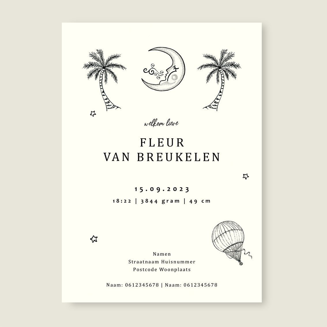 Sample Sun And Moon Pink - Story of July