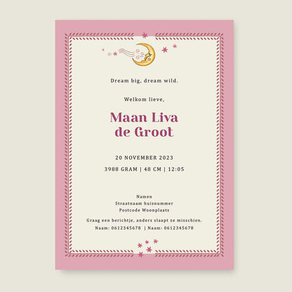 Sample Sun Flowers Roze - Story of July