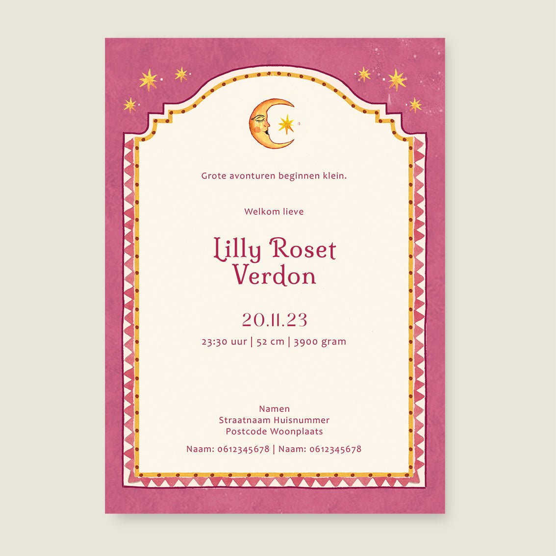 Sample Sunshine Pink - Story of July