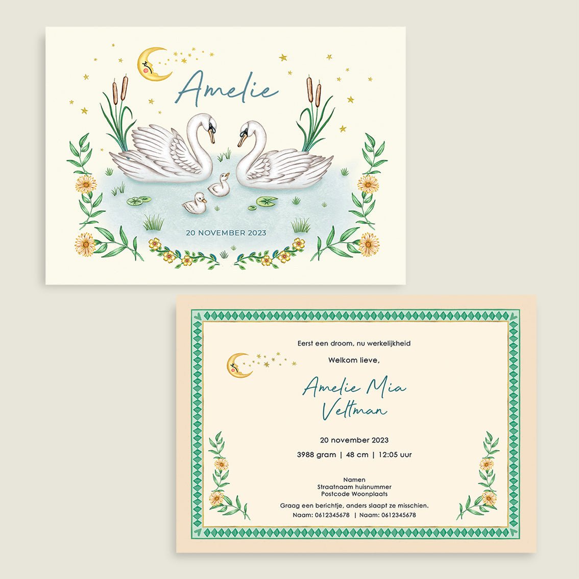 Sample Swan Baby - Story of July