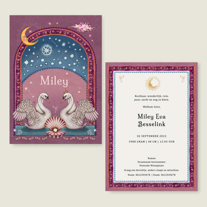 Sample Swan Pearl Pink - Story of July