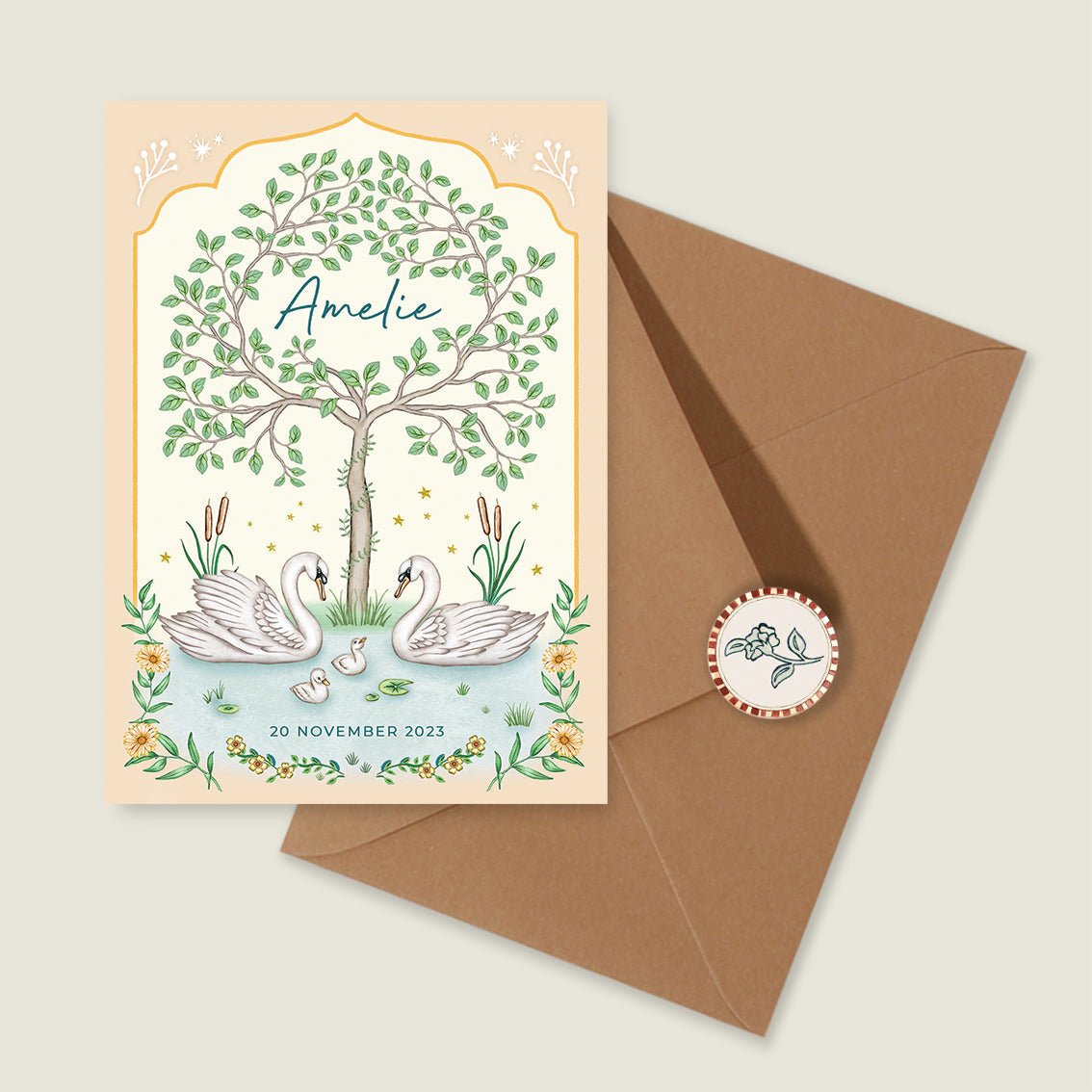 Sample Swan Tree - Story of July