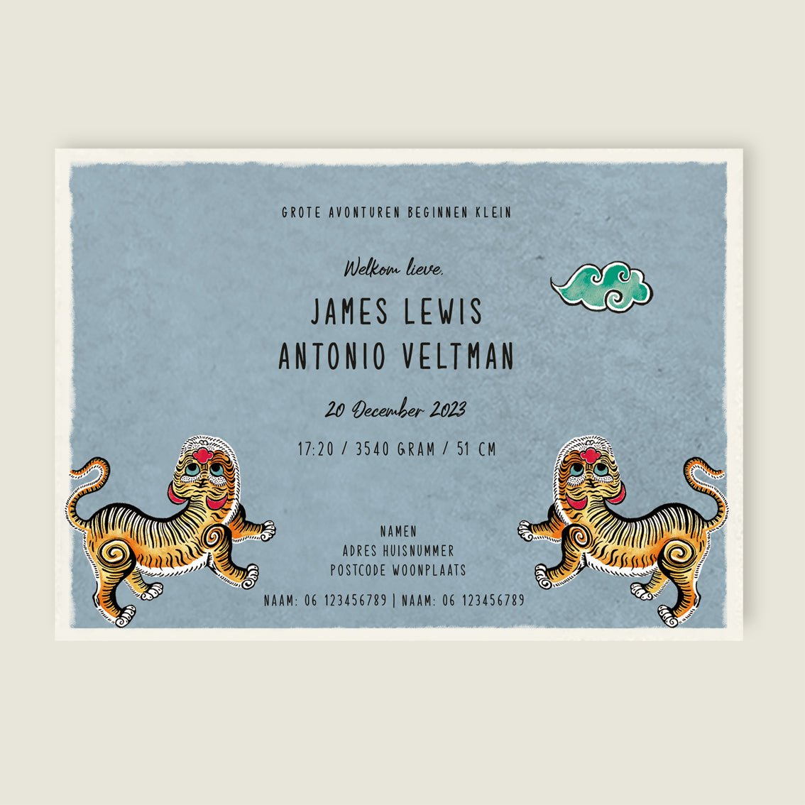 Sample The Blue Tiger - Story of July