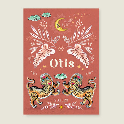 Sample Two Pretty Tigers Roest - Story of July