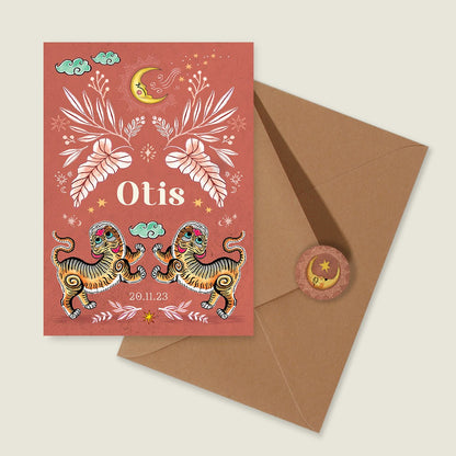 Sample Two Pretty Tigers Roest - Story of July