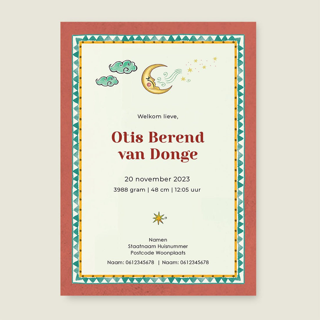 Sample Two Pretty Tigers Roest - Story of July