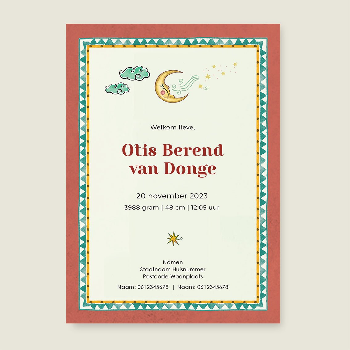 Sample Two Pretty Tigers Roest - Story of July