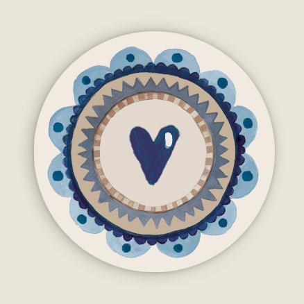 Sluitzegel Blue Heart - Story of July