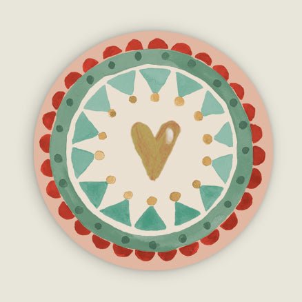 Sluitzegel Yellow Heart - Story of July